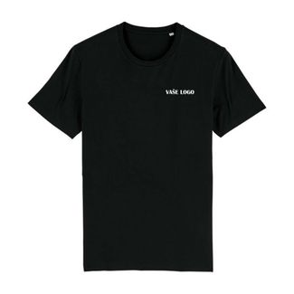 Tričko s vaším logom - Jednostranná potlač - Čierne