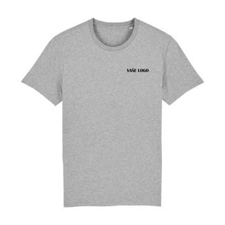 Tričko s vaším logom - Jednostranná potlač - Šedé