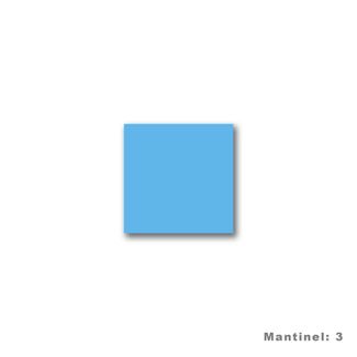 Mantinel na stenu - Drevené kocky - kocka modrá