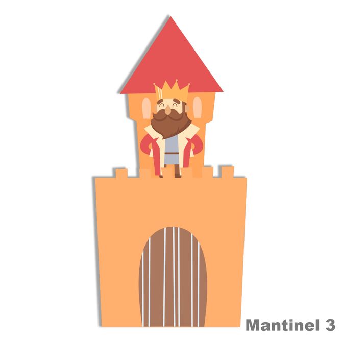 Mantinel na stenu - Kráľovstvo oranžové 3